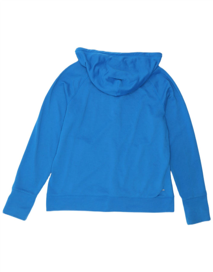 Adidas Damen Climalite Zip Hoodie Pullover UK 20/22 XL Blau Polyester