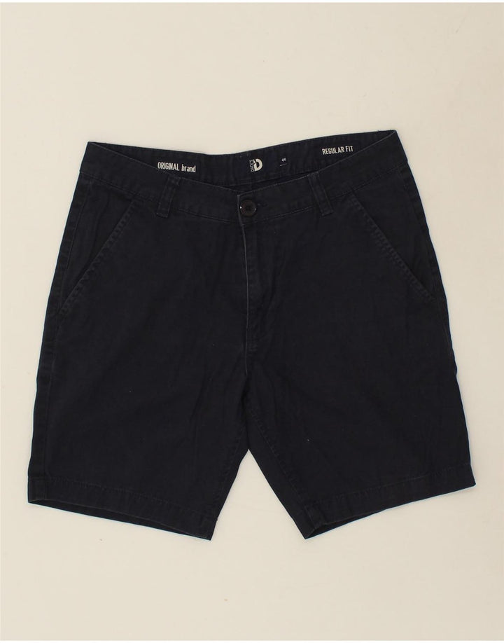 DACK'S Womens Regular Fit Chino Shorts IT 44 Medium W30  Navy Blue Cotton | Vintage Dack's | Thrift | Second-Hand Dack's | Used Clothing | Messina Hembry 