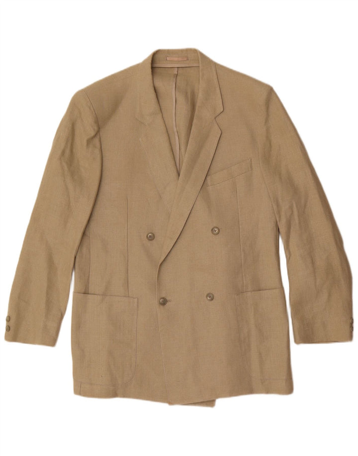 High Sky Herren-Blazer, zweireihig, Gr. 38, Mittelbeige