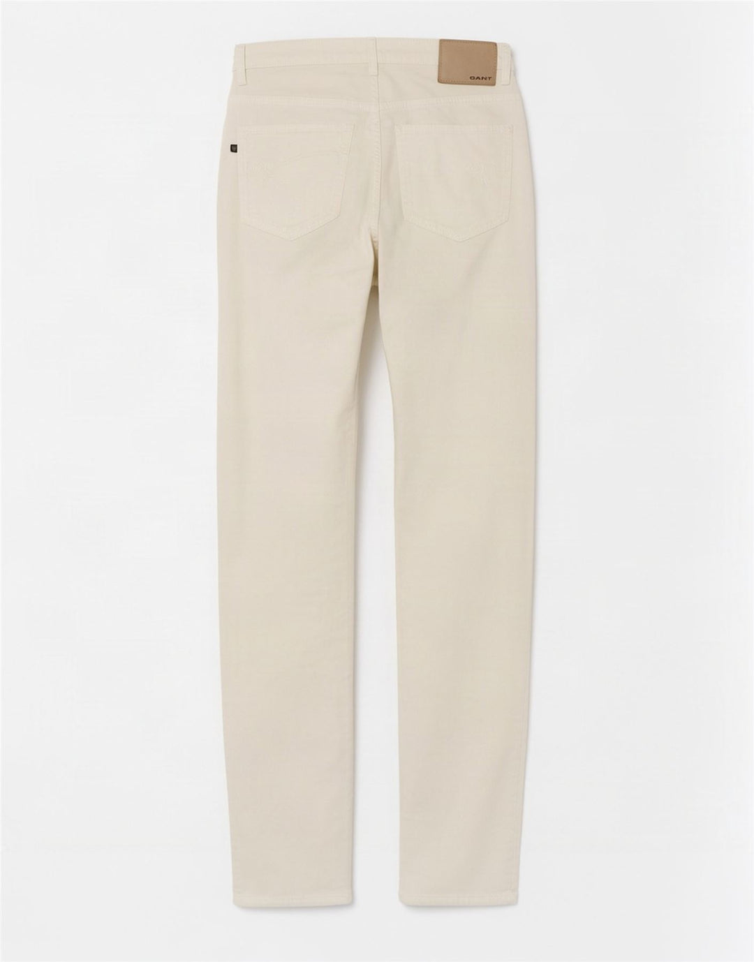Gant Damen Straight Jeans W31 L34 Weiße Baumwolle