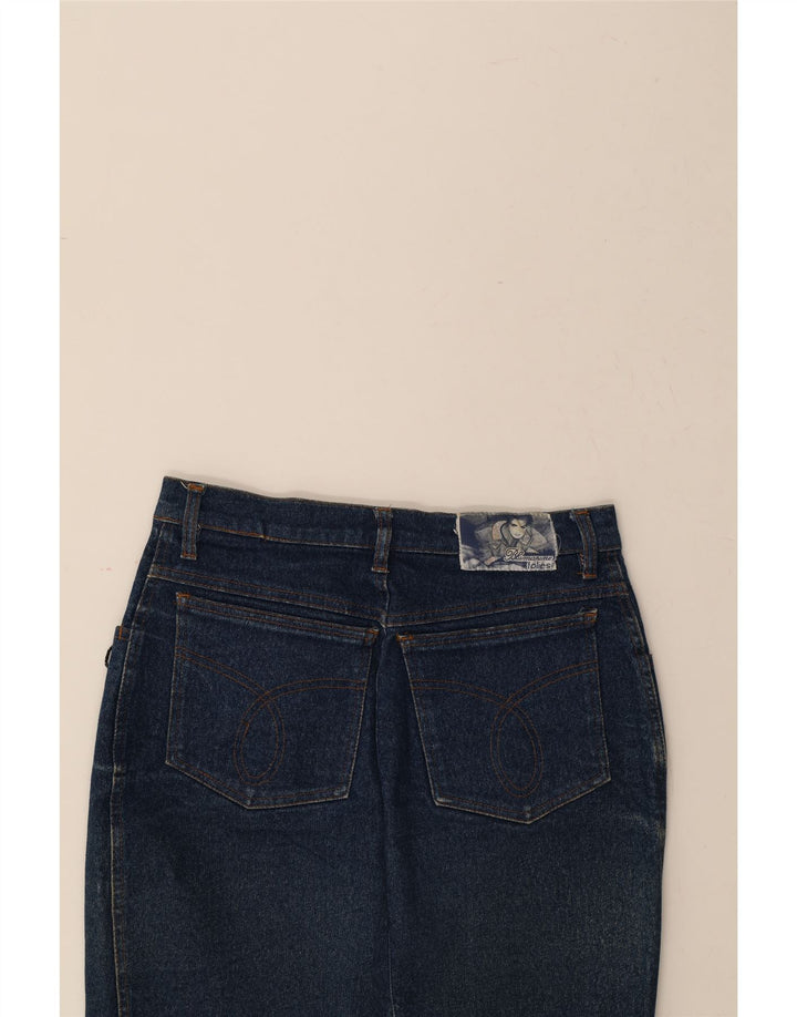 VINTAGE Womens Denim Skirt IT 46 Large W28 Blue Cotton Vintage Vintage and Second-Hand Vintage from Messina Hembry 