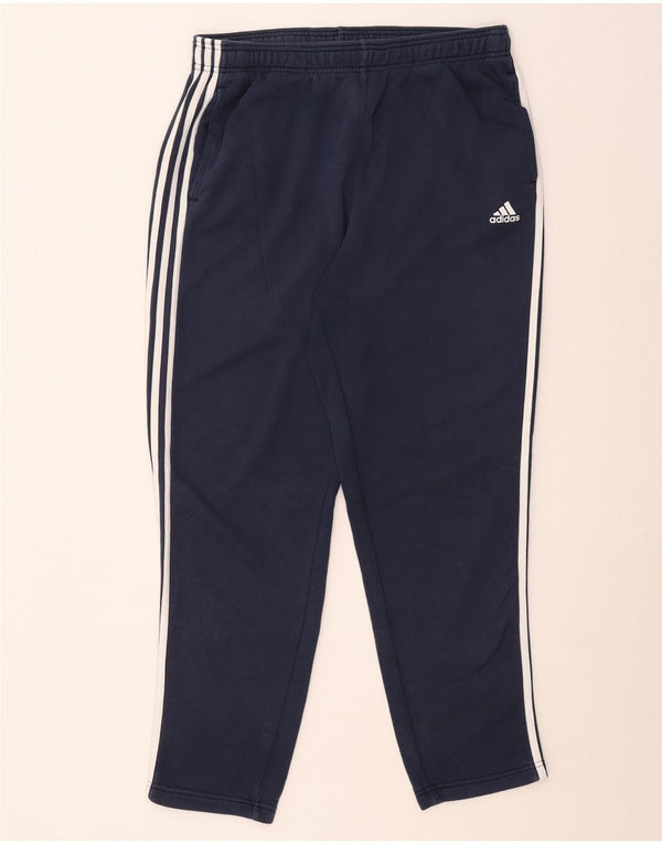 Adidas Herren-Trainingshose XL, Marineblau, Baumwolle