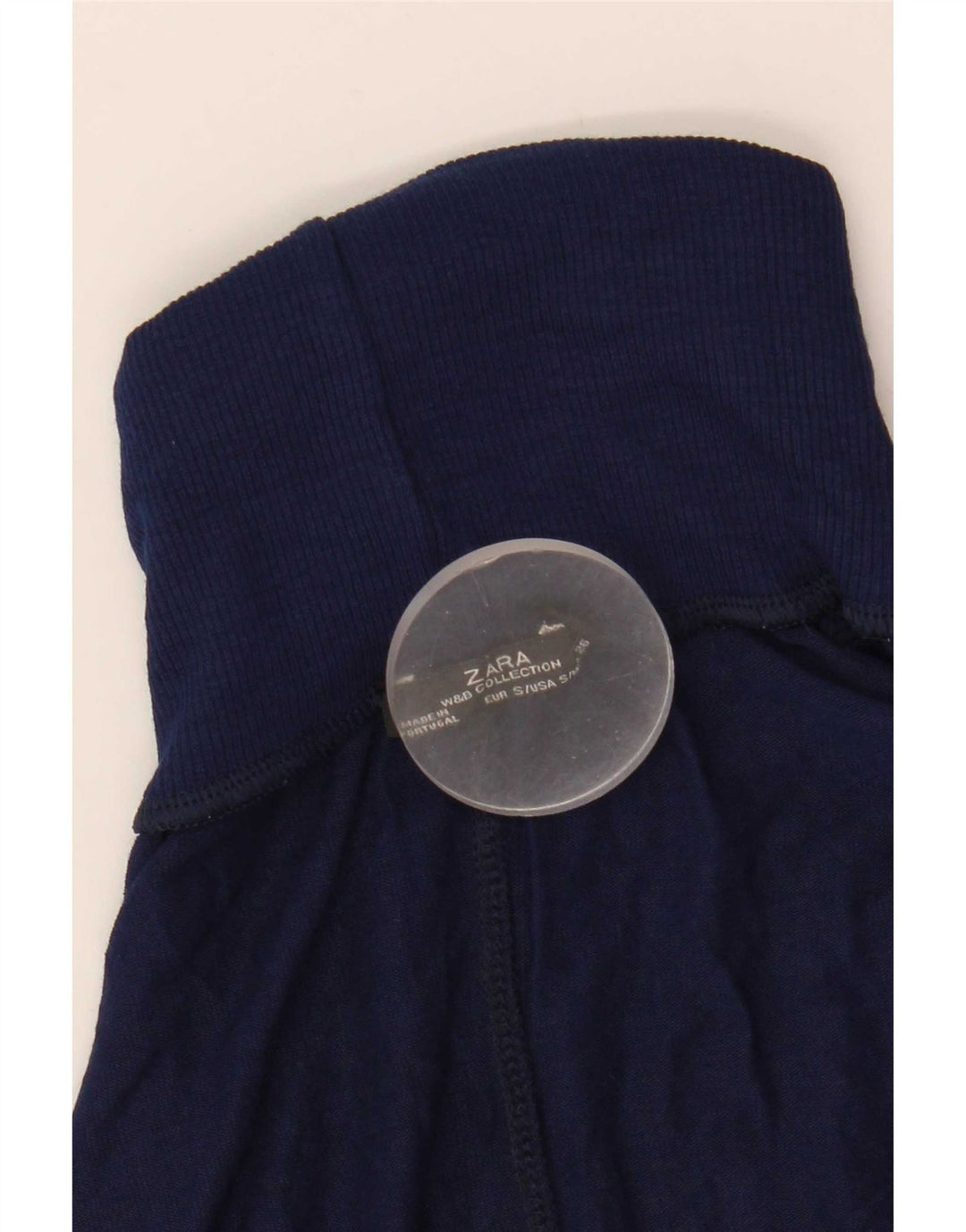 Zara Damen-Pullover mit Rollkragen, übergroß, Gr. 10, Marineblau