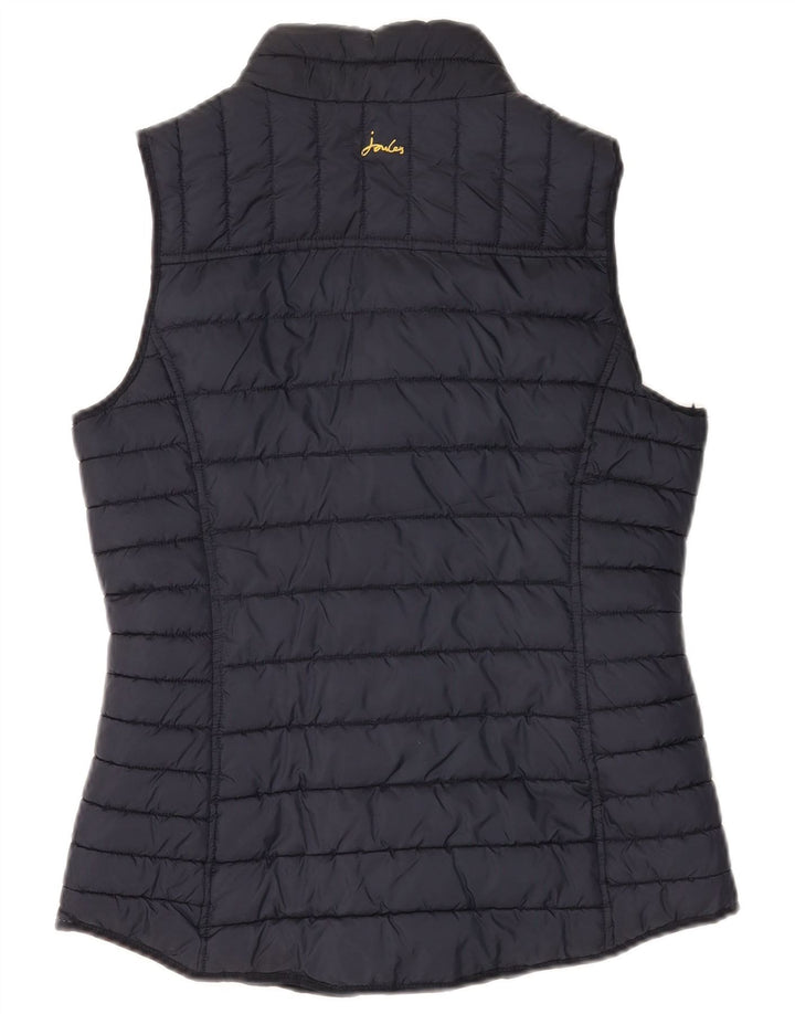 Joules Damen Wattierte Weste UK 10 Small Marineblau Polyester