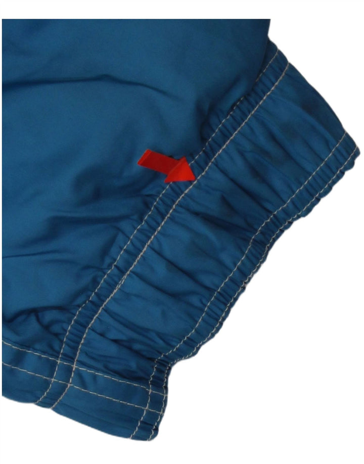 Dubin Herren-Skioverall mit Kapuze, IT 50, mittelblaues Farbblock-Polyester