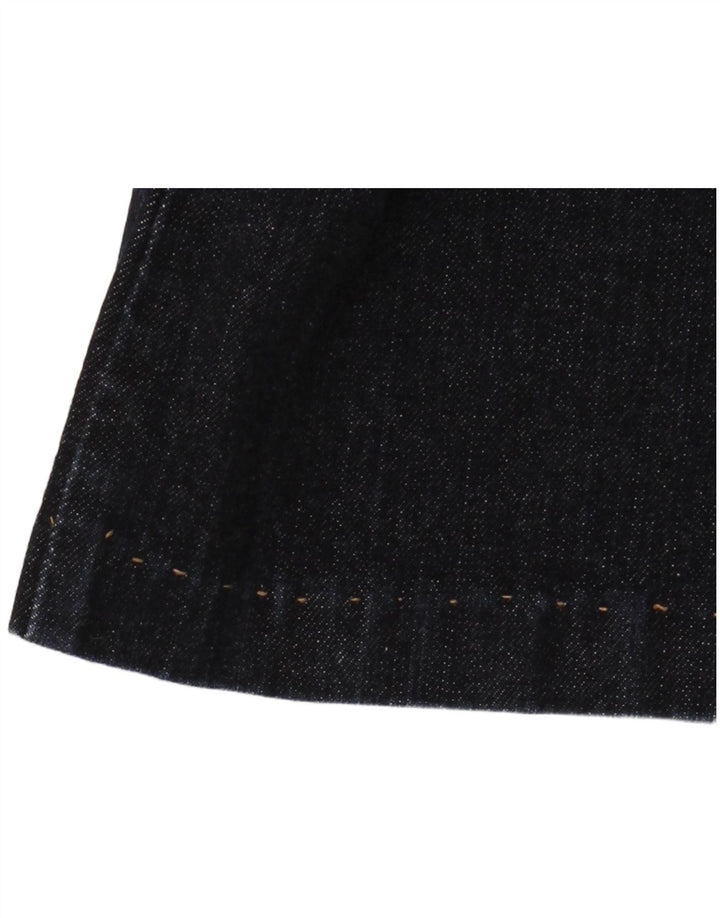DKNY Damen-Cropped-Jeans US 6 Medium W28 L25 Marineblaue Baumwolle