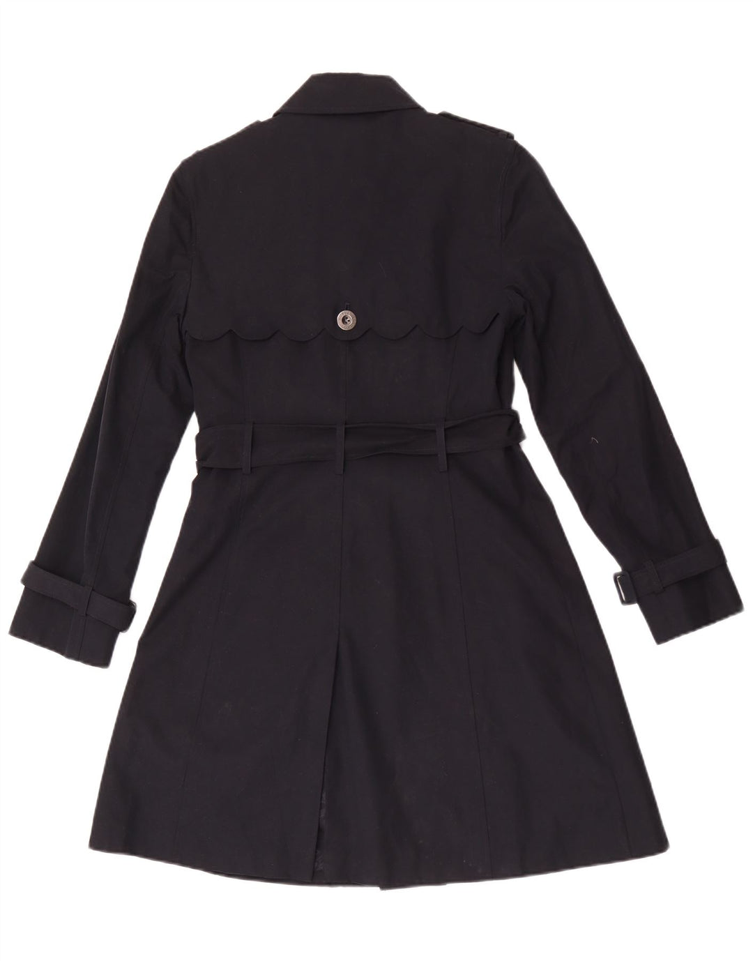 Hobbs Damen Trenchcoat UK 8 Small Marineblau Polyester