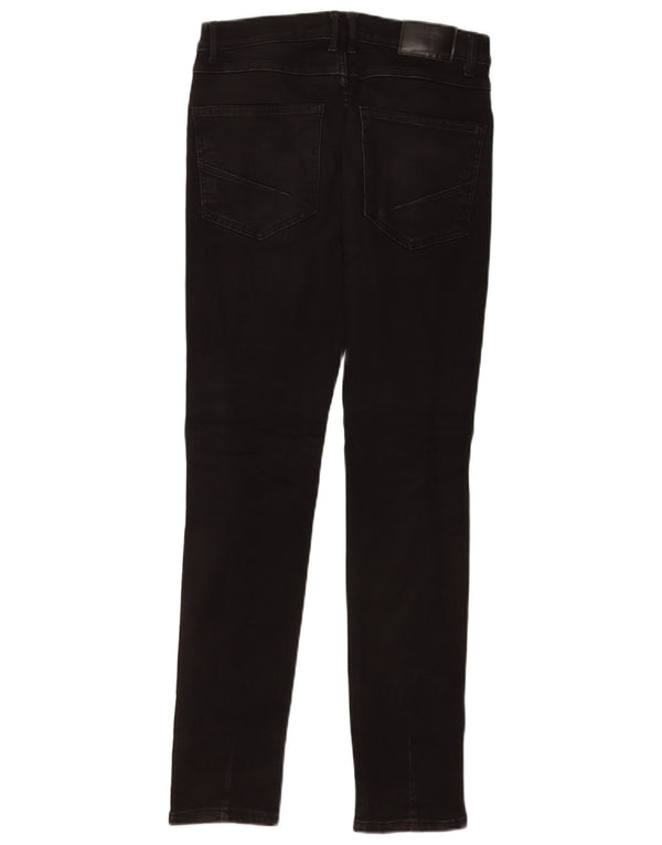 Zara Herren Distressed Skinny Jeans EU 36 XS W29 L30 Schwarz