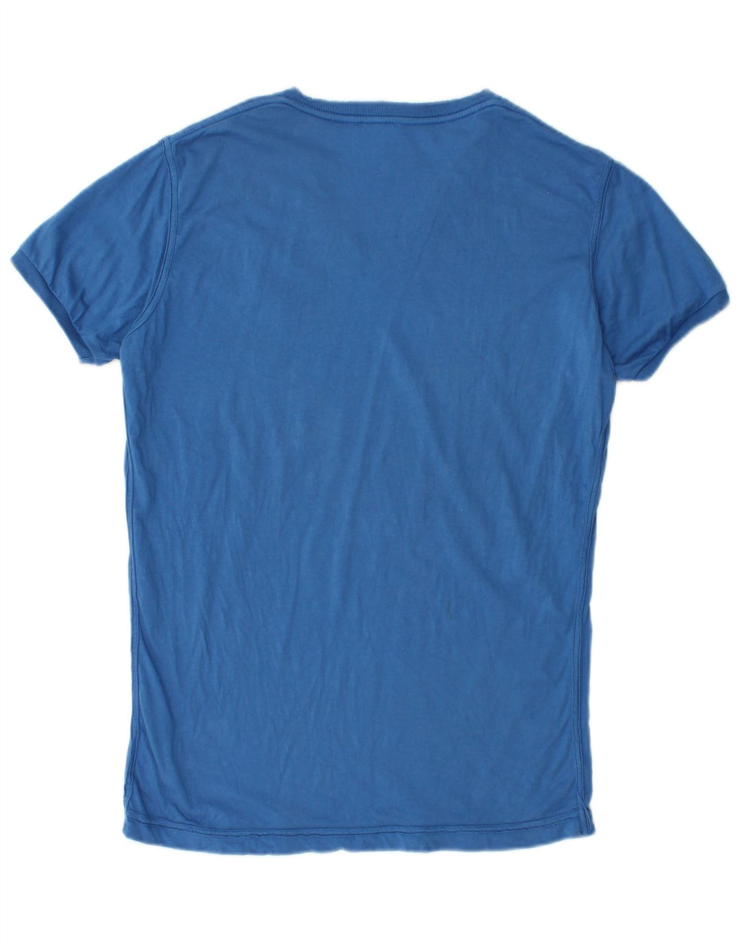 DIESEL Womens T-Shirt Top UK 10 Small Blue Cotton