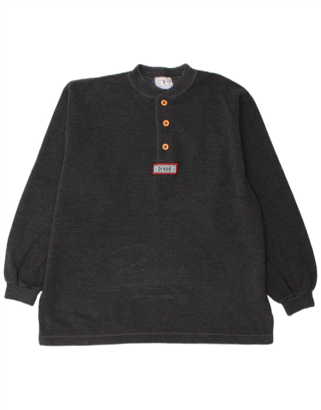 Gymnasium Herren-Sweatshirt-Pullover aus mittelgrauer Baumwolle