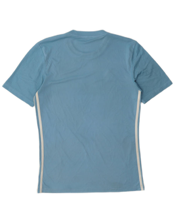Adidas Herren Dri Fit Slim T-Shirt Top Small Blau