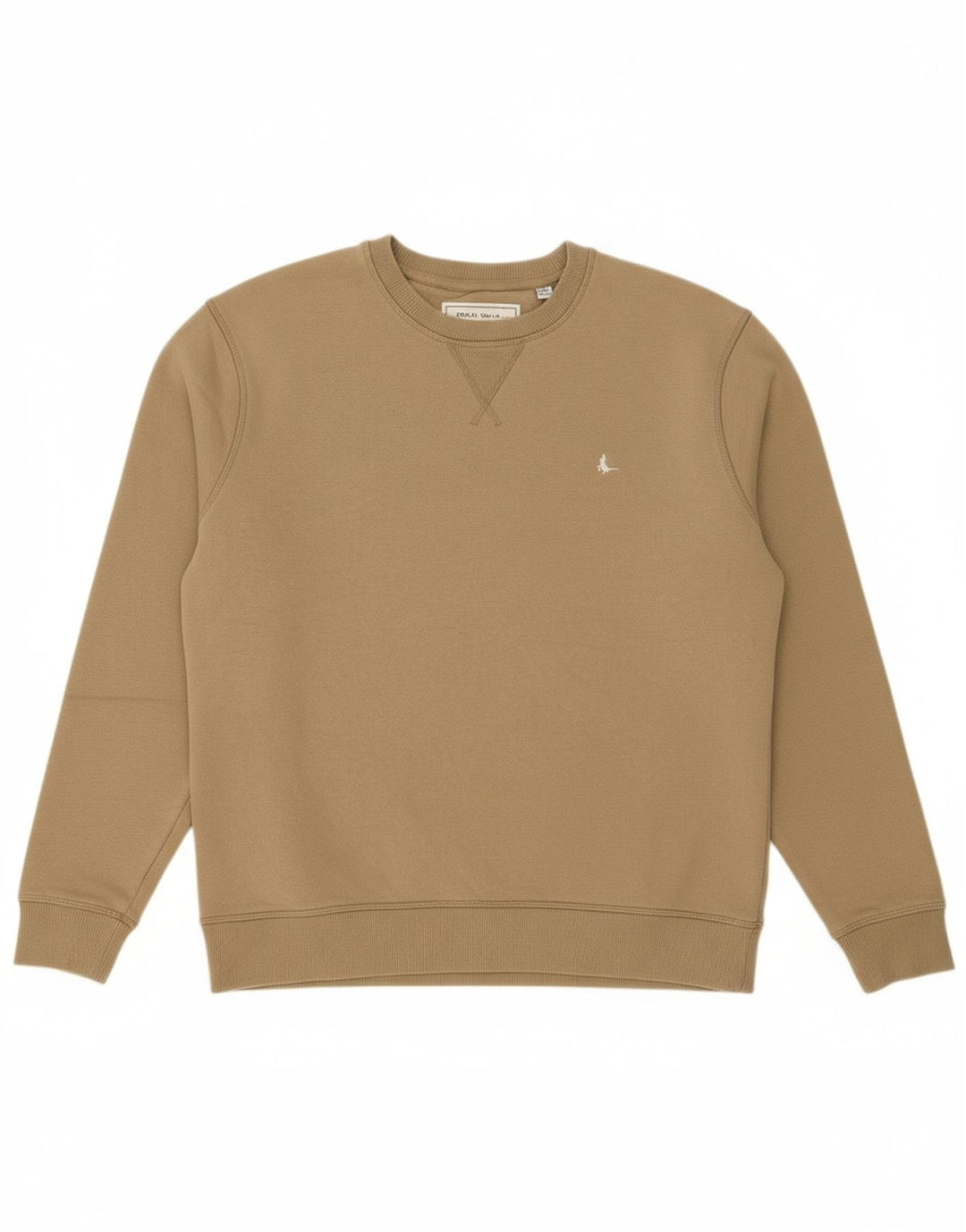 JACK WILLS Mens Sweatshirt Jumper Small Beige Cotton