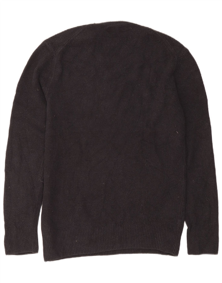 All Saints Herren-Pullover mit Rundhalsausschnitt, Größe S, marineblaue Baumwolle