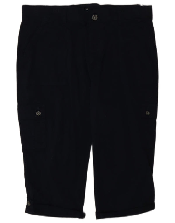 Lee Damen Cargo-Caprihose US 16 2XL W38 L19 Marineblaue Baumwolle