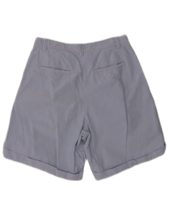 St. Bernard Damen Chinoshorts UK 12 Medium W28 Blaue Baumwolle