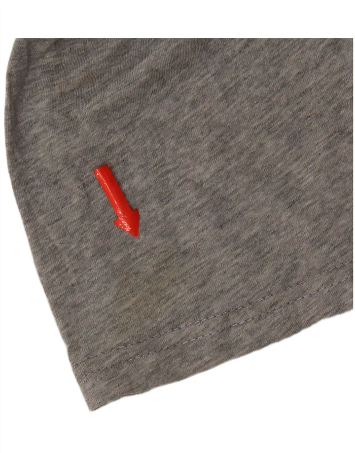 Quiksilver Herren-T-Shirt mit normaler Passform, mittelgrauer Baumwolle