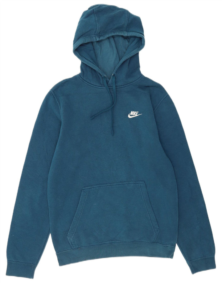 Nike Herren Kapuzenpullover, Größe S, Blau, Baumwolle