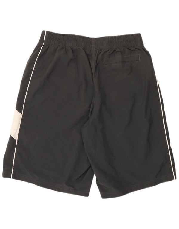 NIKE Herren-Sportshorts XL, schwarzes Colourblock-Polyester