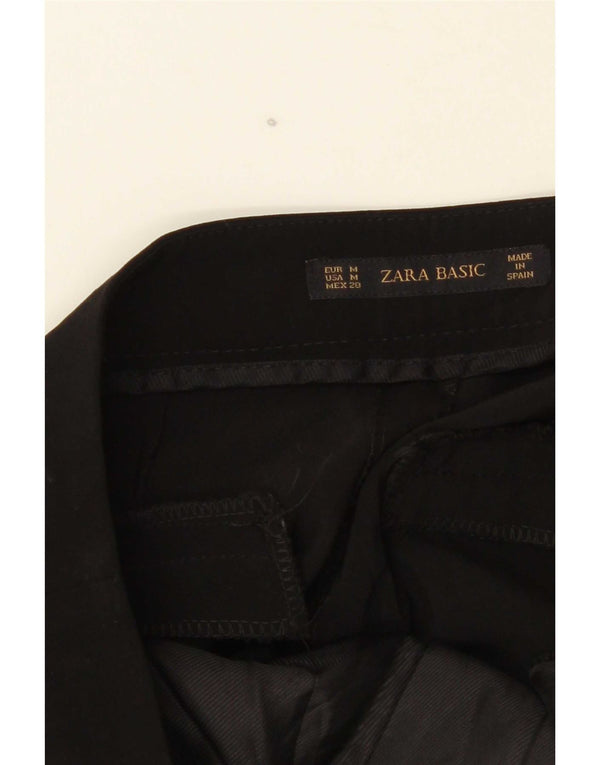 Zara Damen Pegged Freizeithose Medium W28 L32 Schwarz Polyester