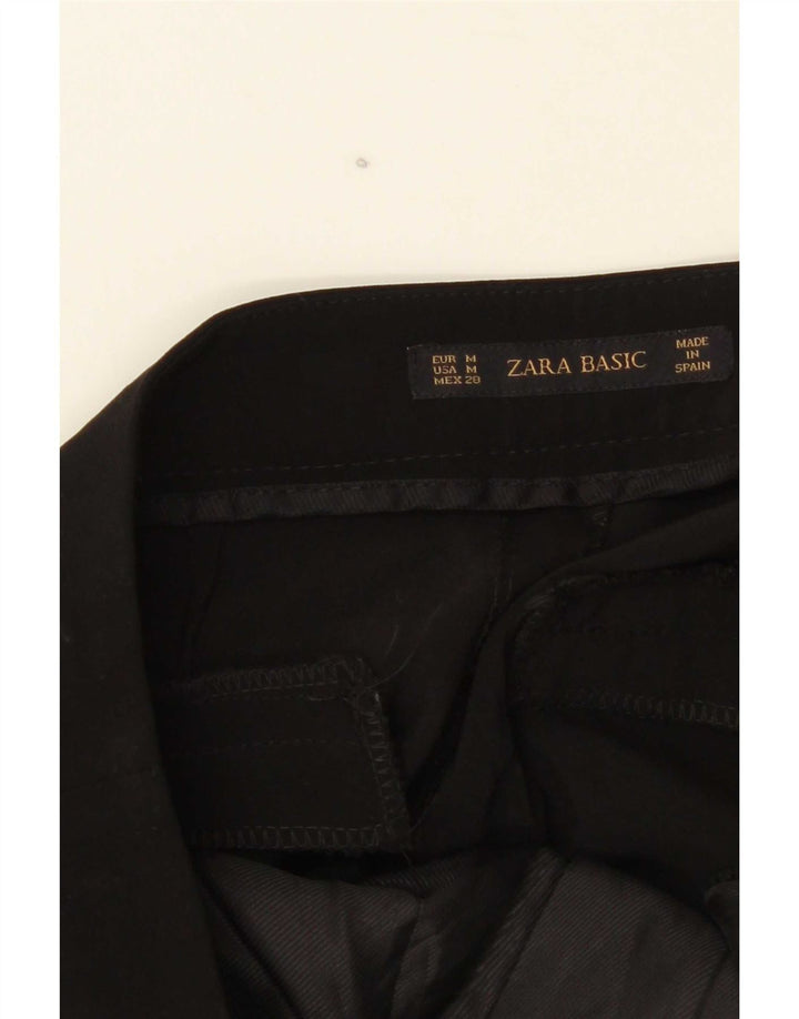 Zara Damen Pegged Freizeithose Medium W28 L32 Schwarz Polyester