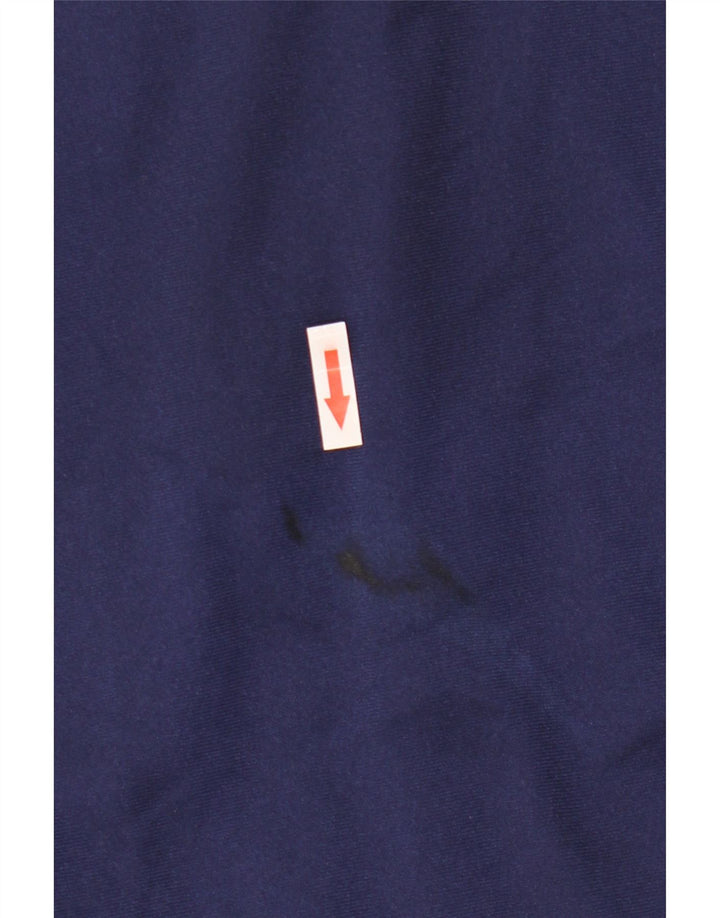 Asics Herren-Trainingsanzugoberteil mit Grafik, XL, Marineblau, Farbblock