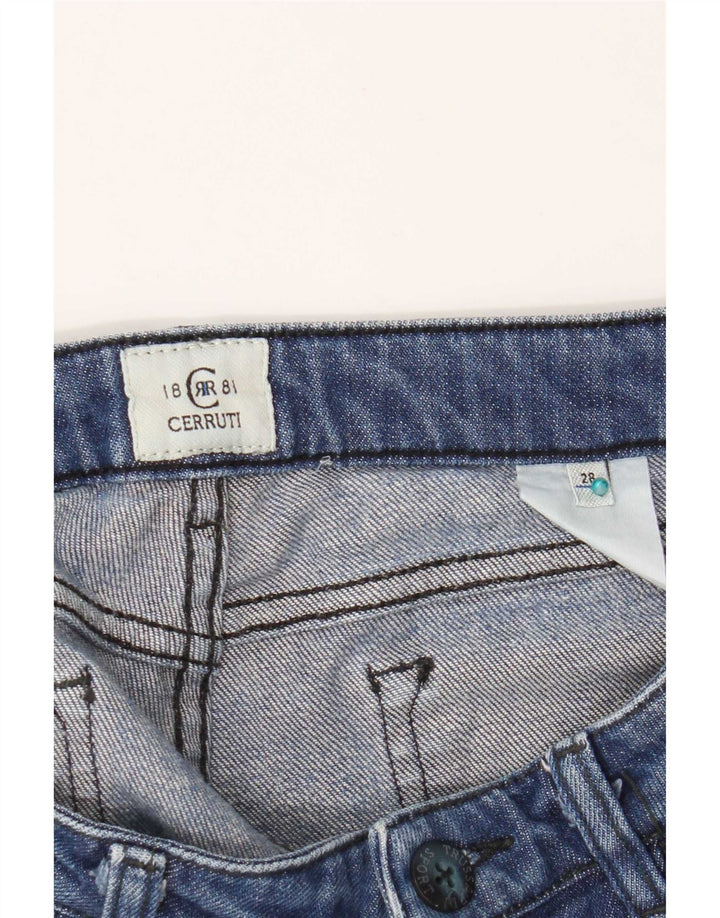 Cerruti 1881 Damen Bootcut Jeans W28 L32 Blau