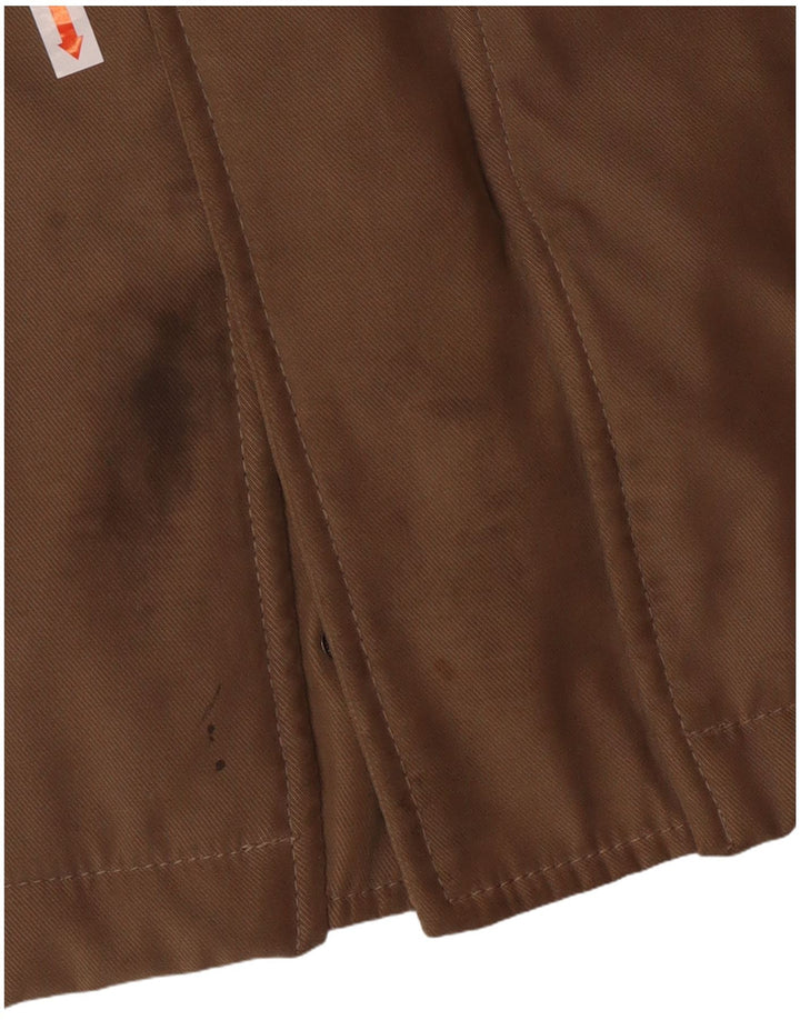 Navigare Herren-Utility-Jacke UK 46 3XL Braunes Polyester