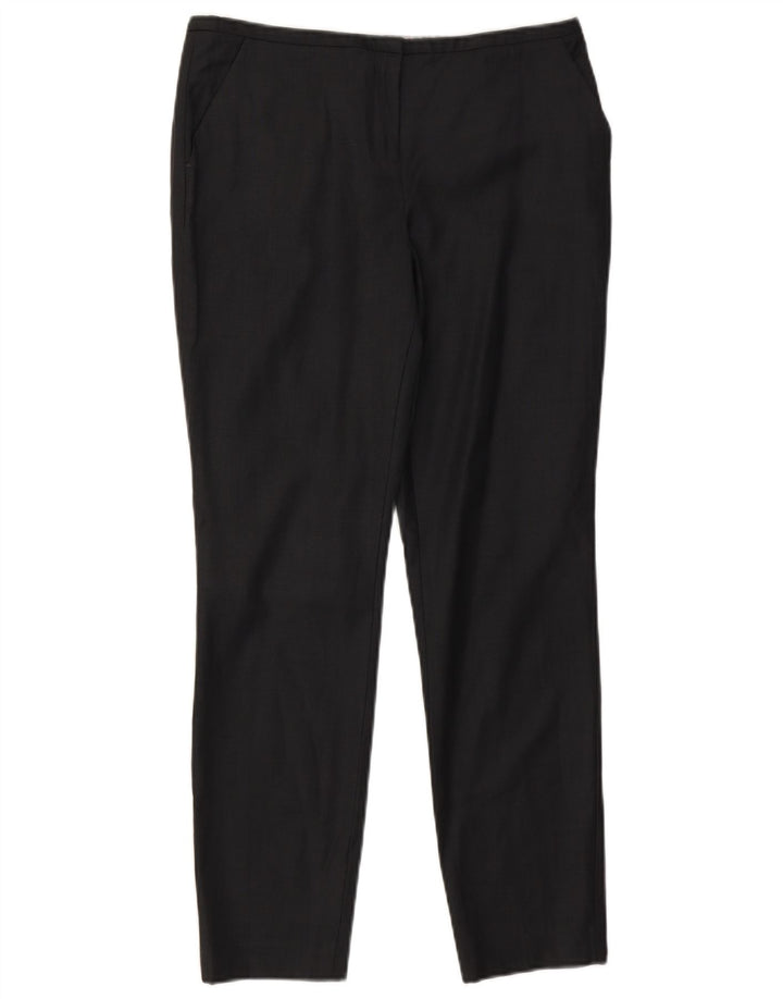 Ted Baker Slim-Anzughose für Damen, Größe 2, klein, W30, L28, schwarze Wolle