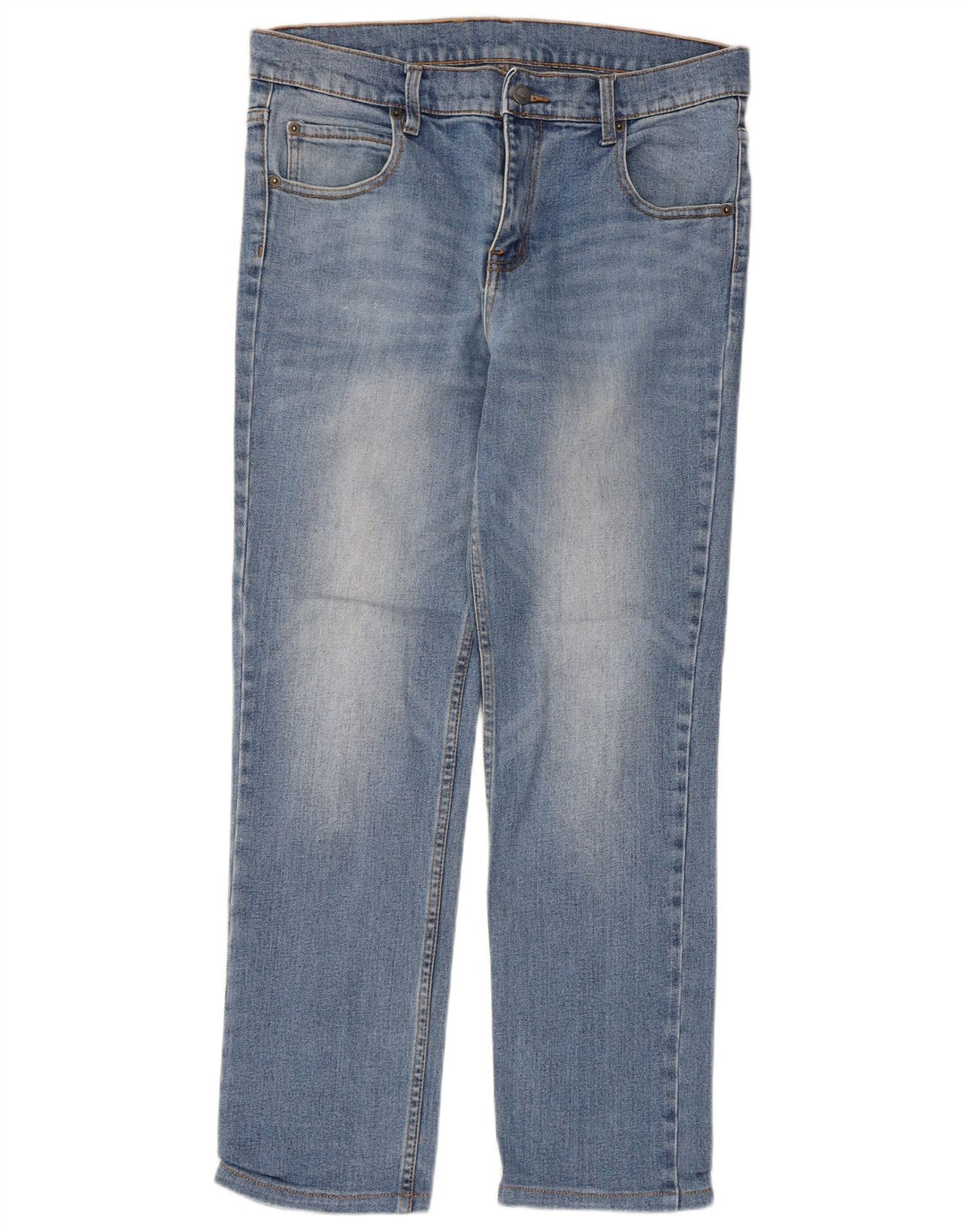 Cheap Monday Herren Straight Jeans W36 L27 Blaue Baumwolle