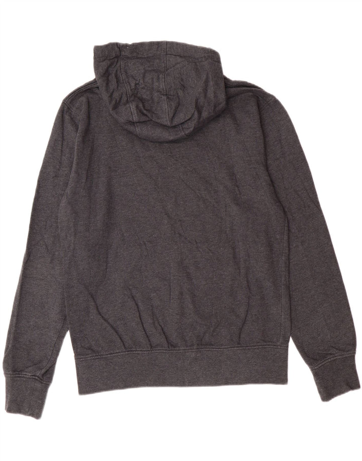 SALTROCK Herren-Kapuzenpullover aus mittelgrauer Baumwolle