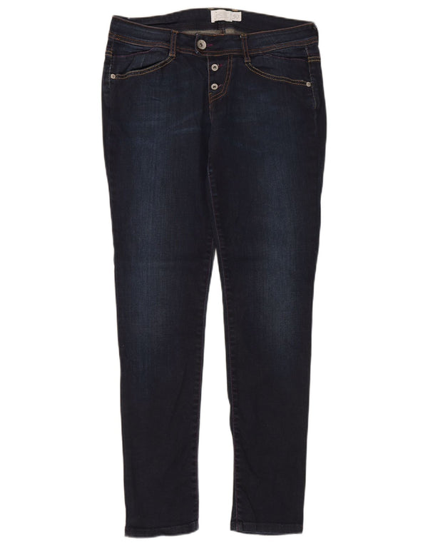 Gaudi Damen Skinny Jeans W30 L30 Marineblaue Baumwolle