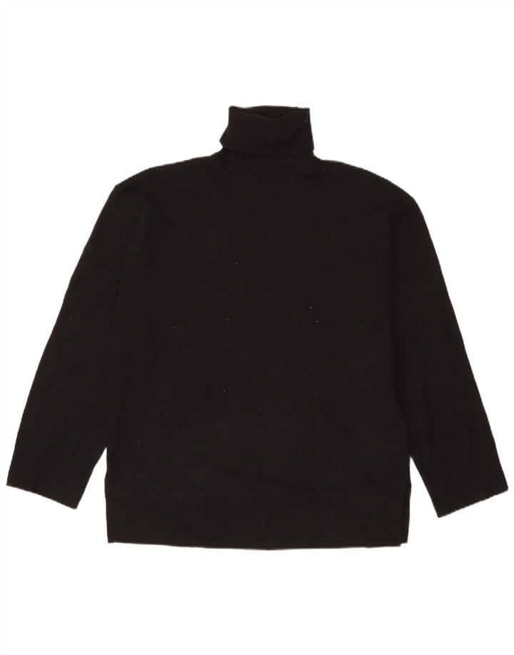Marks & Spencer Damen-Pullover mit Rollkragen, Gr. 14, mittelschwarz