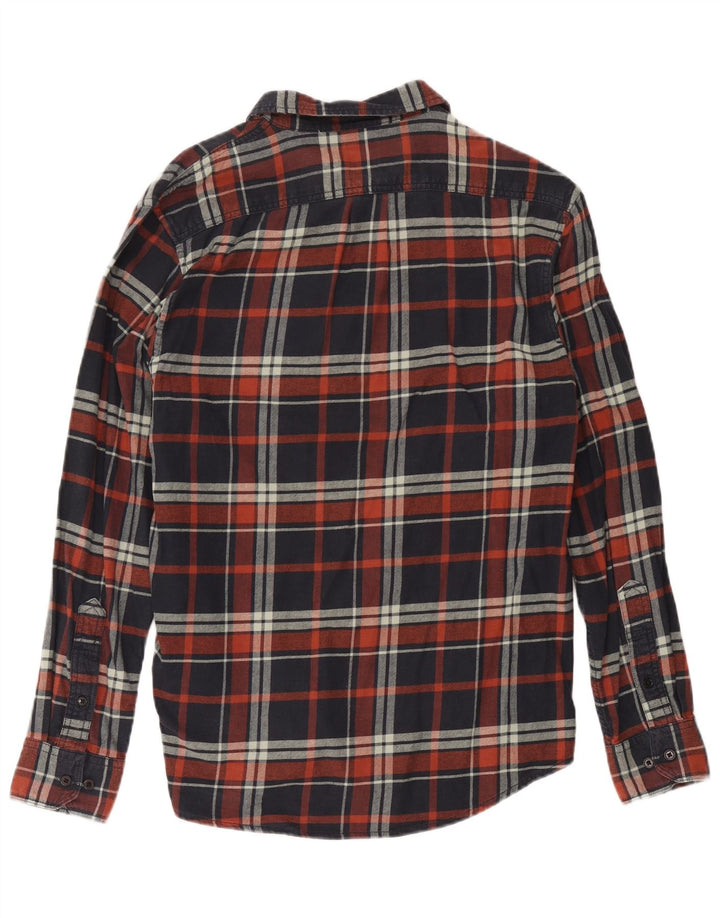 Lee Herren-Flanellhemd, reguläre Passform, XL, marineblau, kariert, Baumwolle
