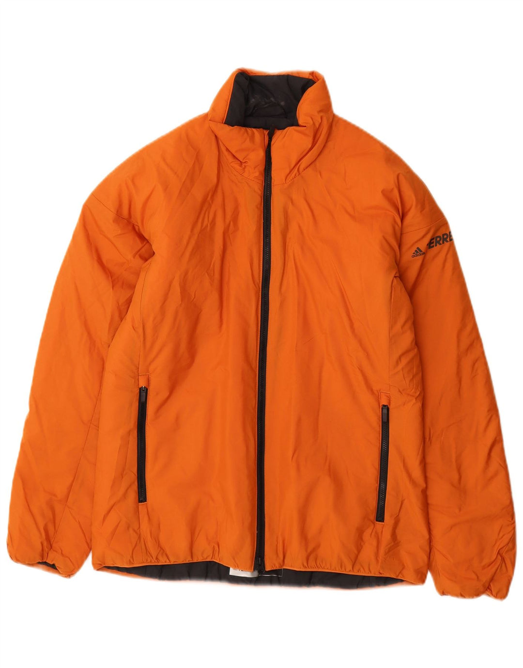 Adidas Damen Wattierte Jacke UK 8/10 Small Orange