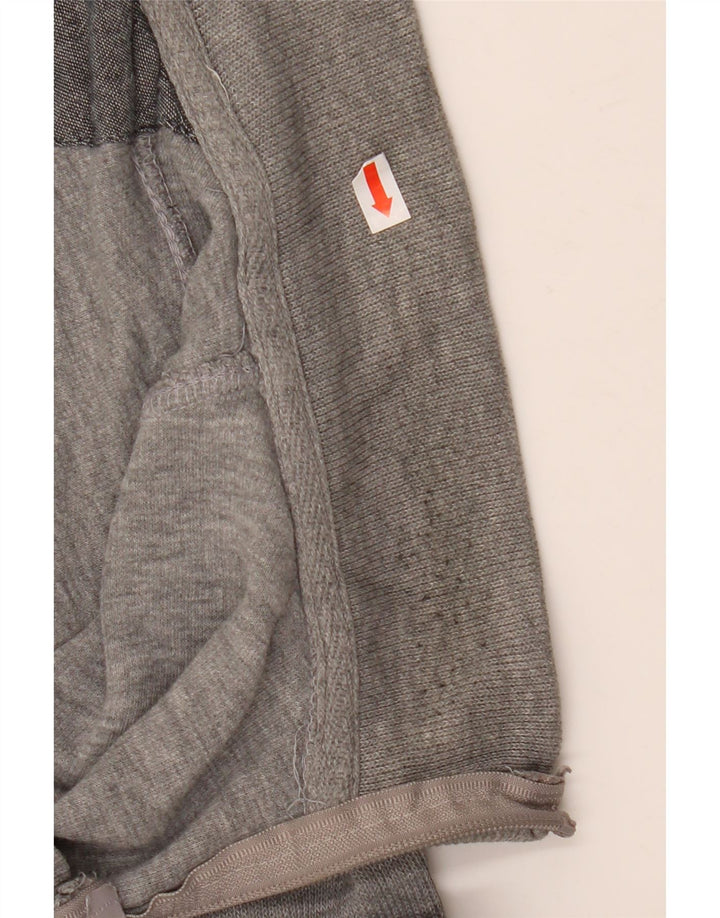 PIERRE CARDIN Damen-Trainingsanzug-Oberteiljacke UK 16 Große graue Baumwolle