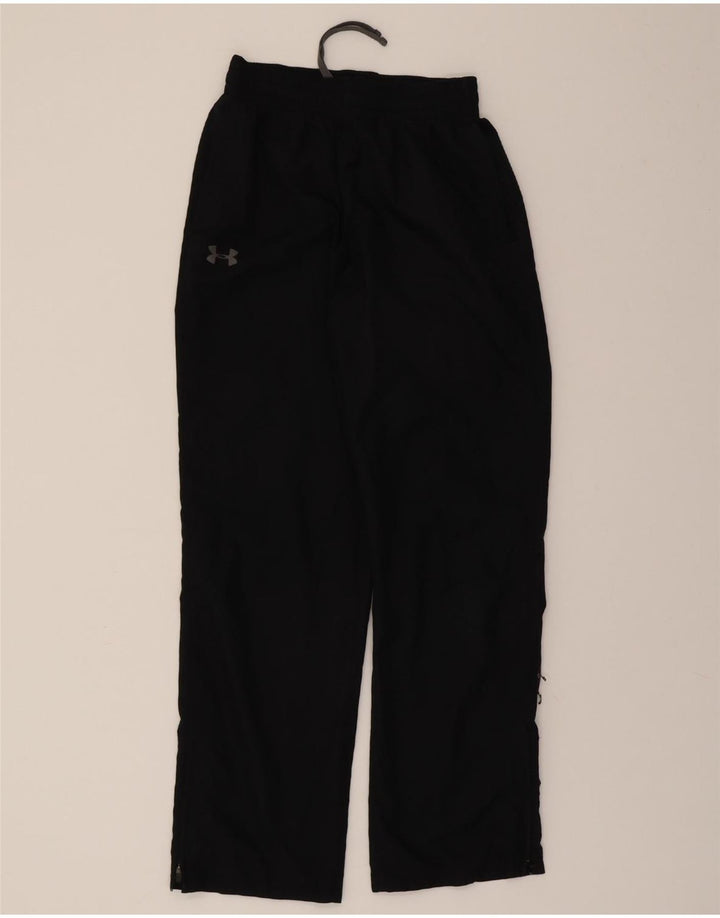 UNDER ARMOUR Mens Graphic Tracksuit Trousers Small  Black Vintage Under Armour and Second-Hand Under Armour from Messina Hembry 