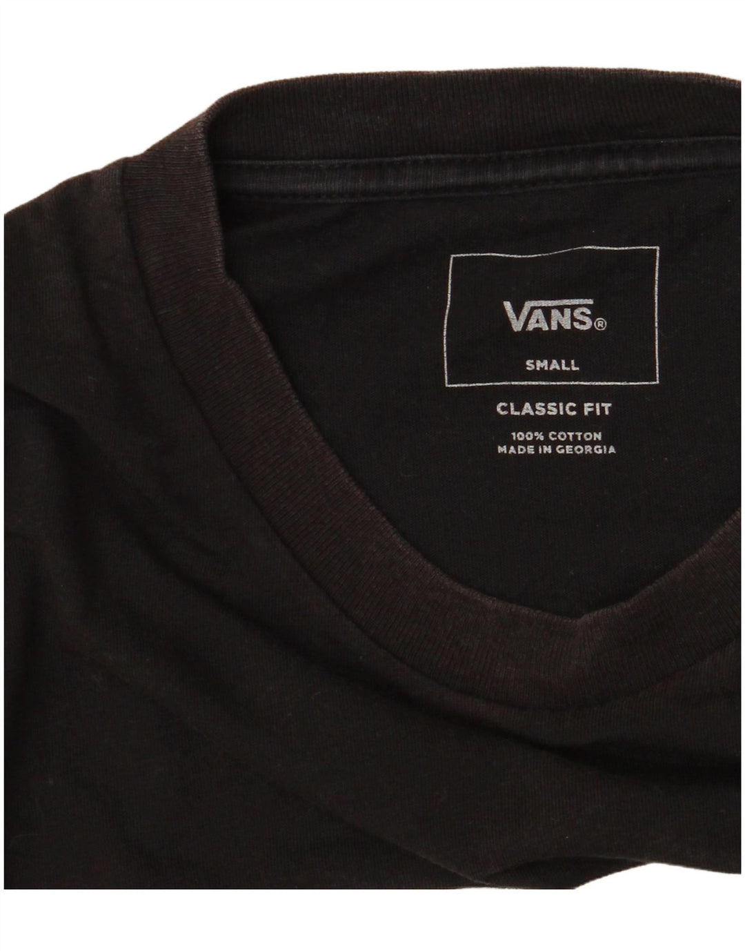 Vans Herren-T-Shirt mit klassischer Passform, Grafik, Größe S, Schwarz, Baumwolle