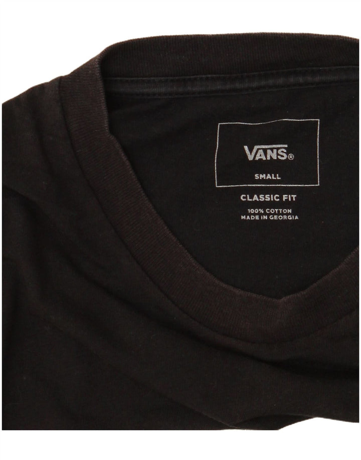 Vans Herren-T-Shirt mit klassischer Passform, Grafik, Größe S, Schwarz, Baumwolle
