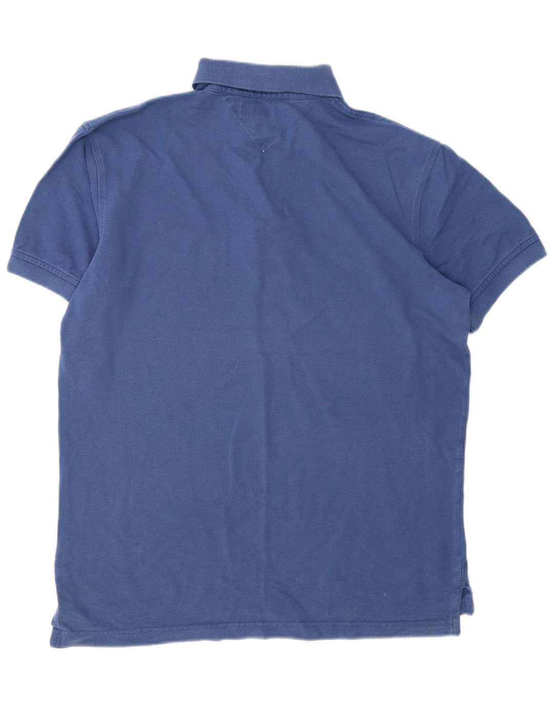 Tommy Hilfiger Herren-Poloshirt, große blaue Baumwolle