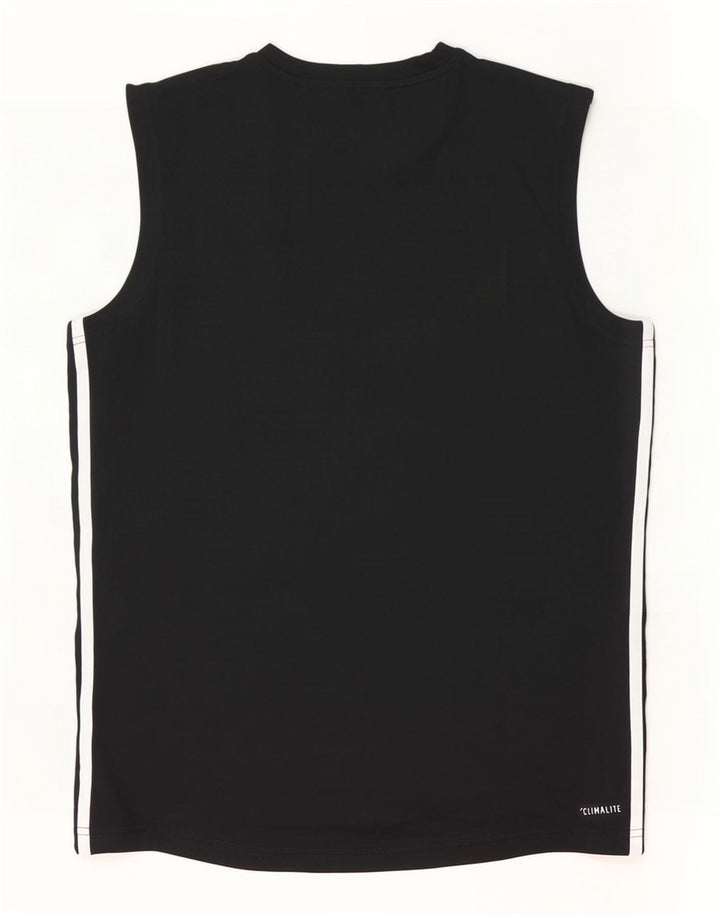 Adidas Herren Climalite Graphic Weste Top Medium Schwarz Polyester