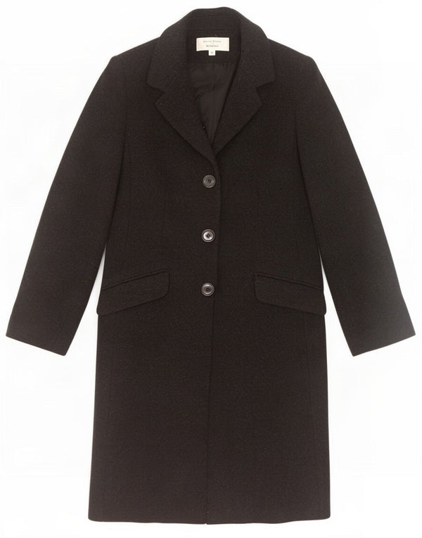 Helene Berman Damen Blarney Mantel UK 12 Mittelschwarze Wolle