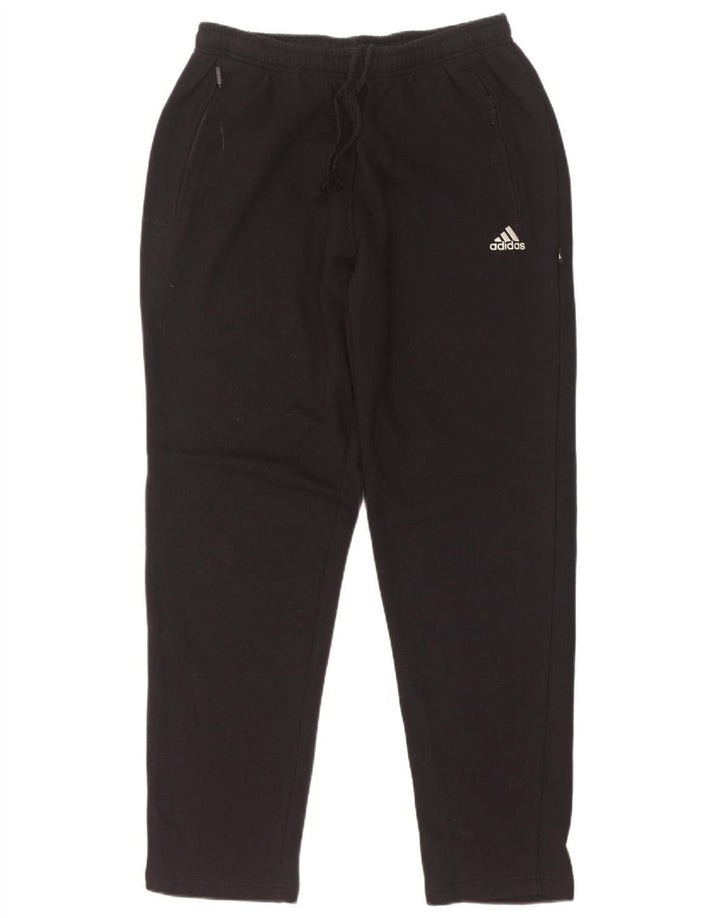 Adidas Herren-Trainingshose, mittelschwarz, Baumwolle