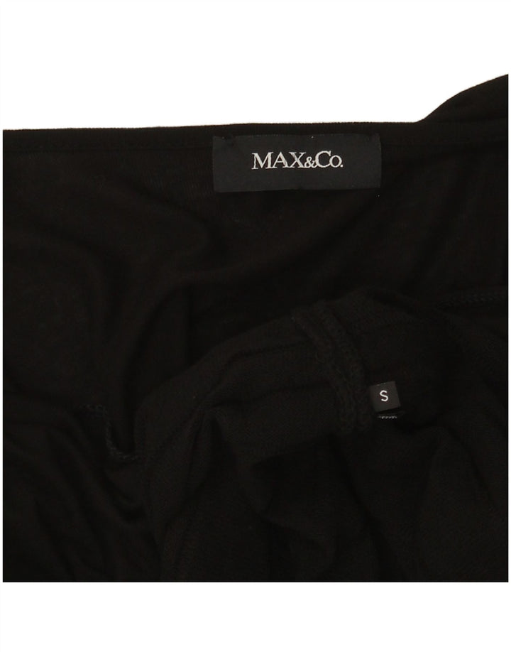 Max & Co. Damen Etuikleid mit 3/4-Ärmeln, Gr. 8, Schwarz