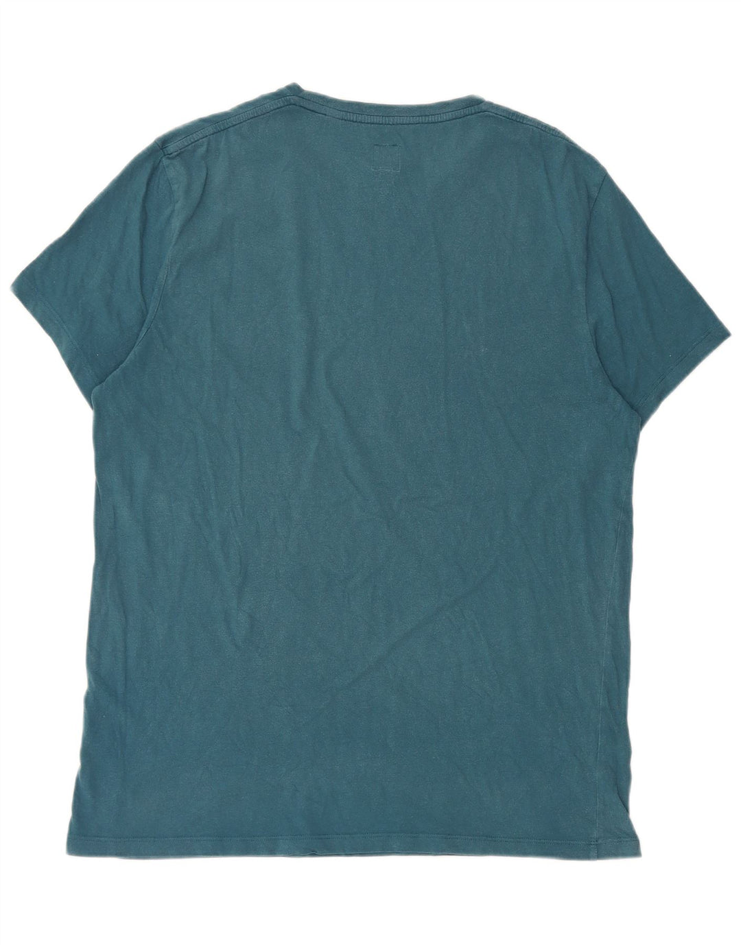 Jack Wills Herren-T-Shirt mit Grafik, mittelblaue Baumwolle