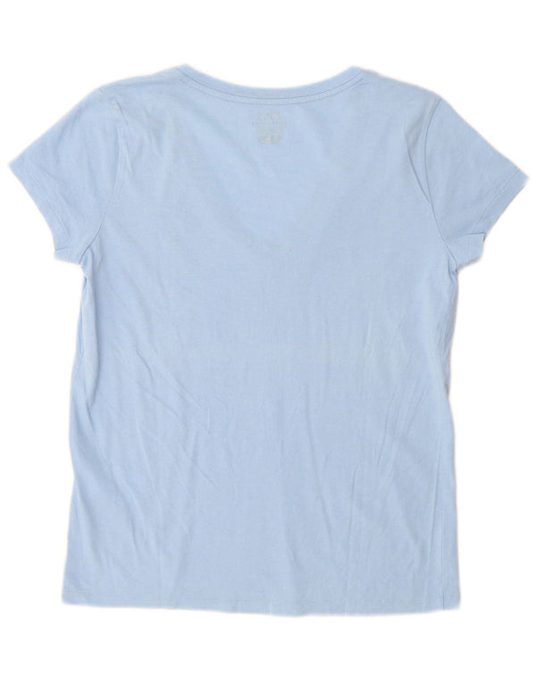 Polo Ralph Lauren Damen T-Shirt Top UK 10 Small Blau Baumwolle