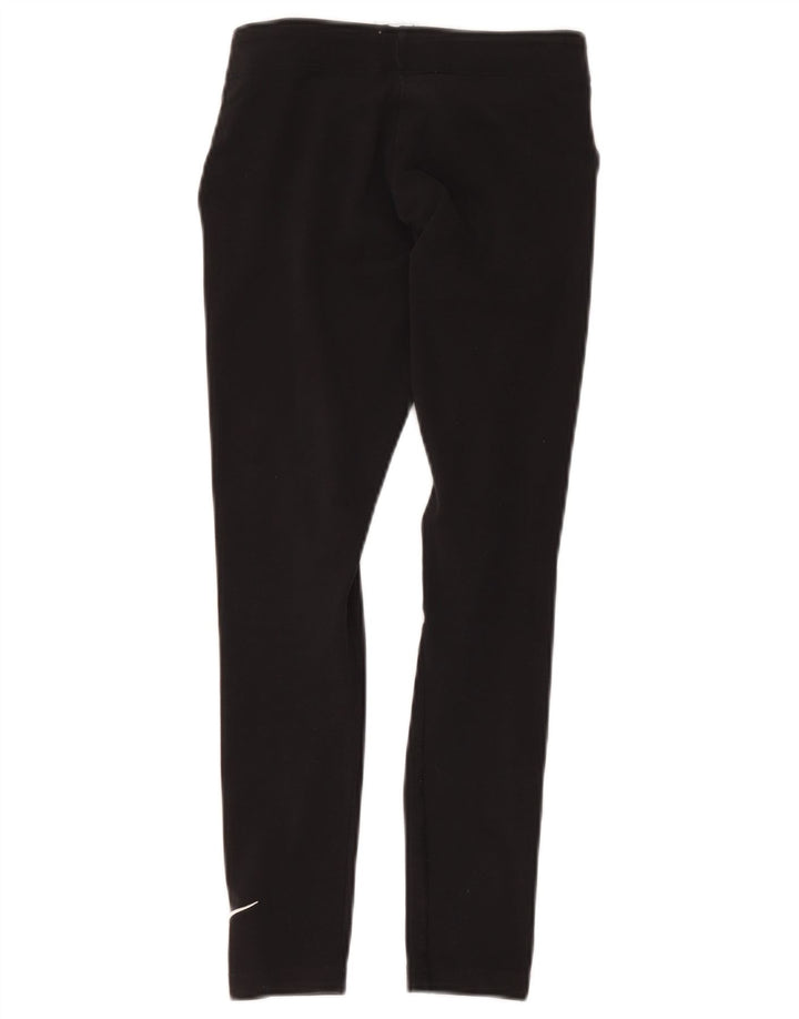 Nike Mädchen-Leggings, 10–11 Jahre, mittelgroß, schwarze Baumwolle