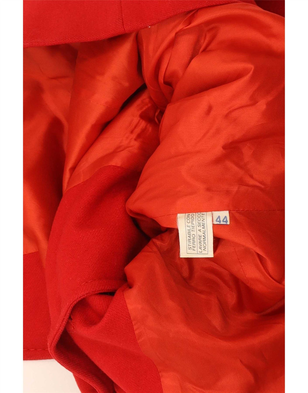 Vintage Damen 3-Knopf-Blazer-Jacke IT 44 Medium Red Classic