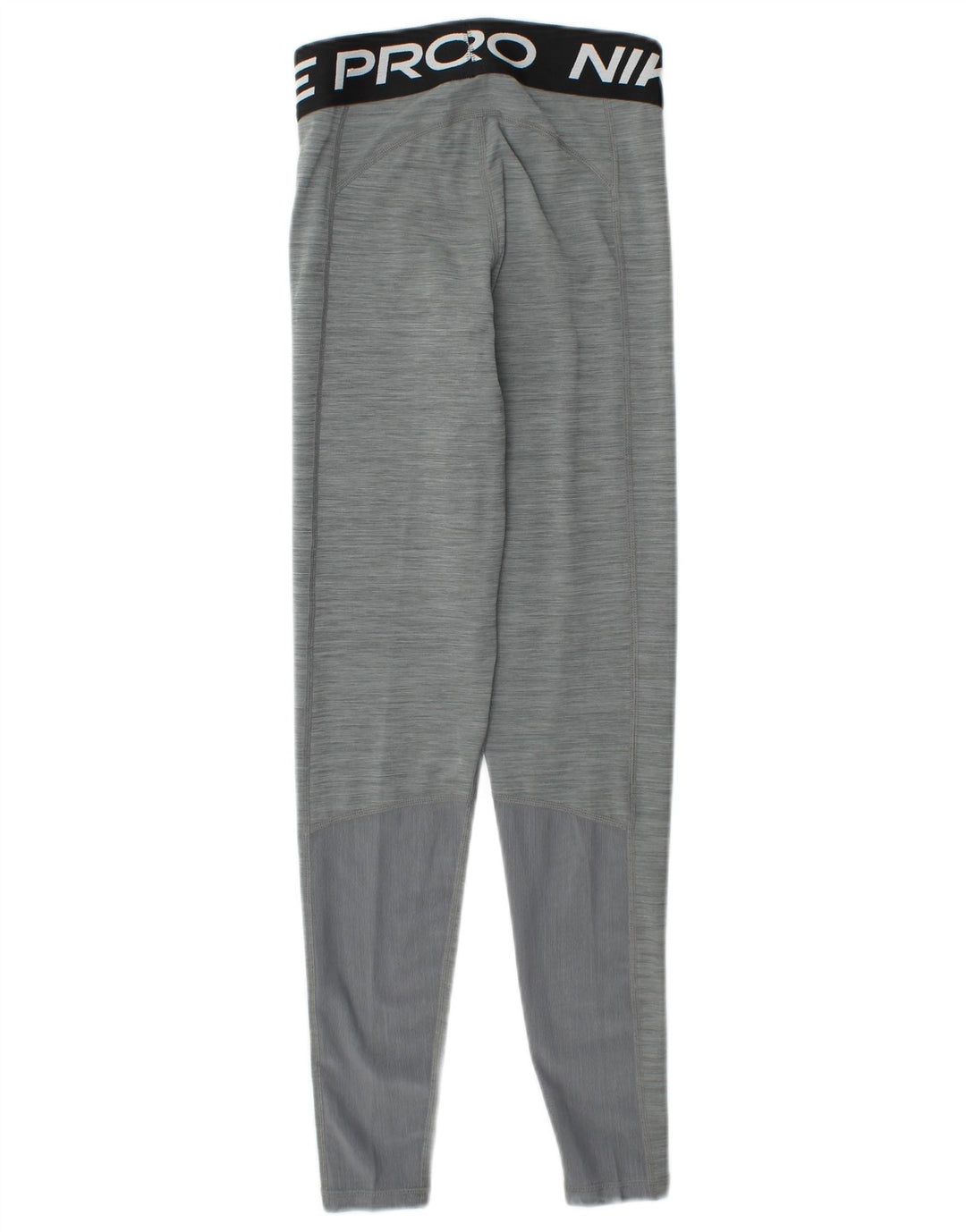 NIKE Womens Dri Fit Graphic Leggings UK 4 XS Grau meliertes Polyester