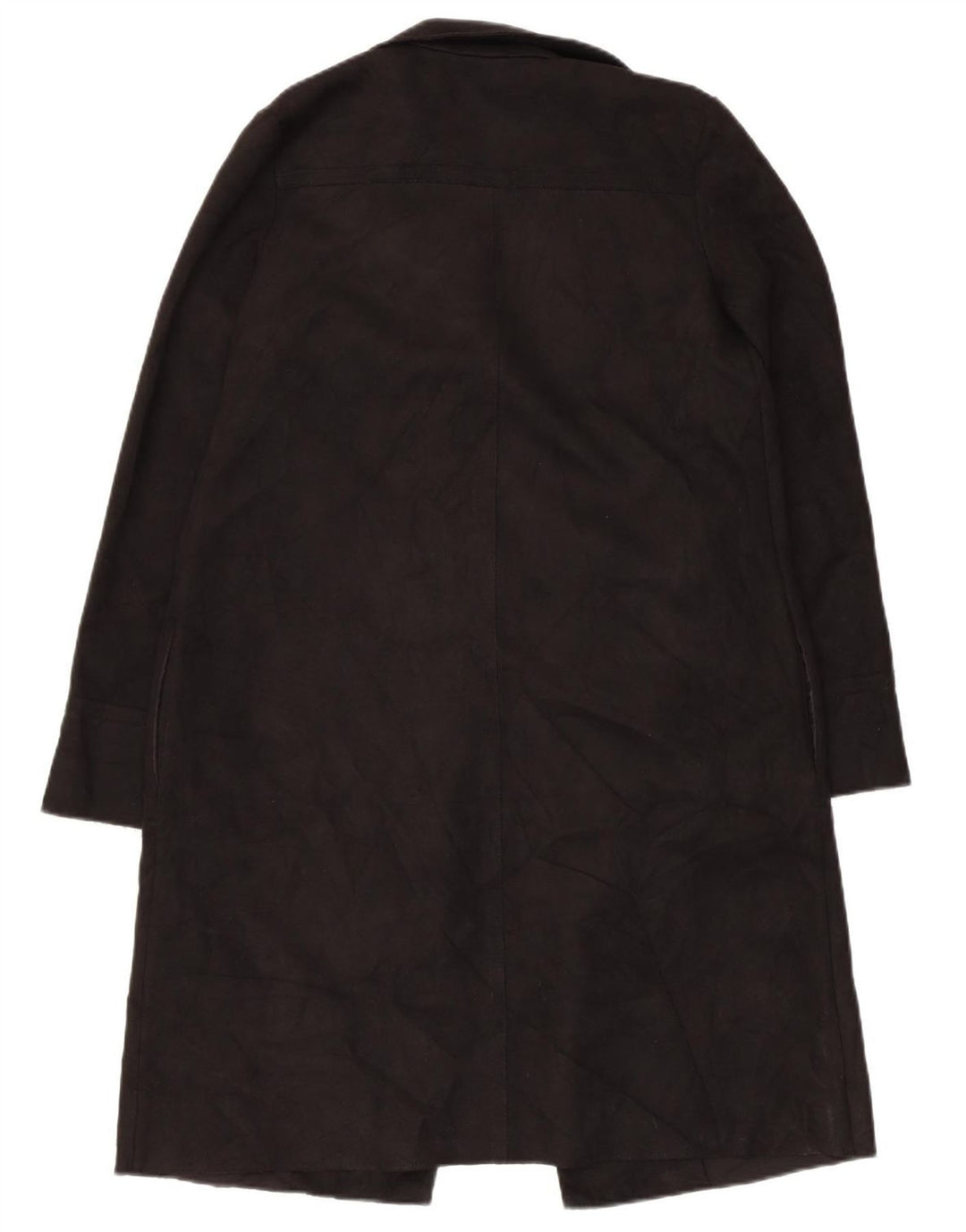 Zara Womens Open Overcoat UK 6 XS Schwarz