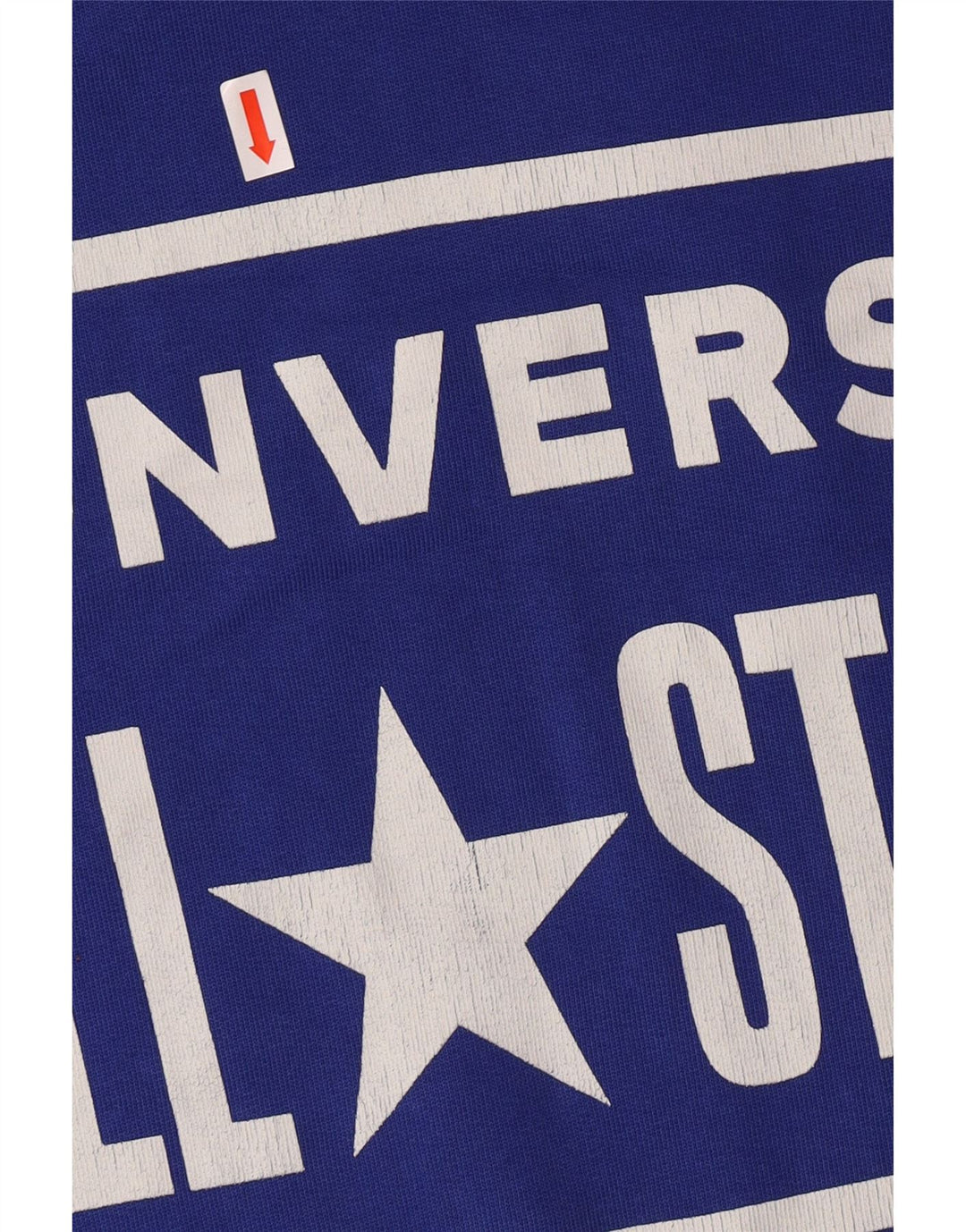 CONVERSE Herren-Kapuzenpullover mit Grafik, groß, aus blauer Baumwolle